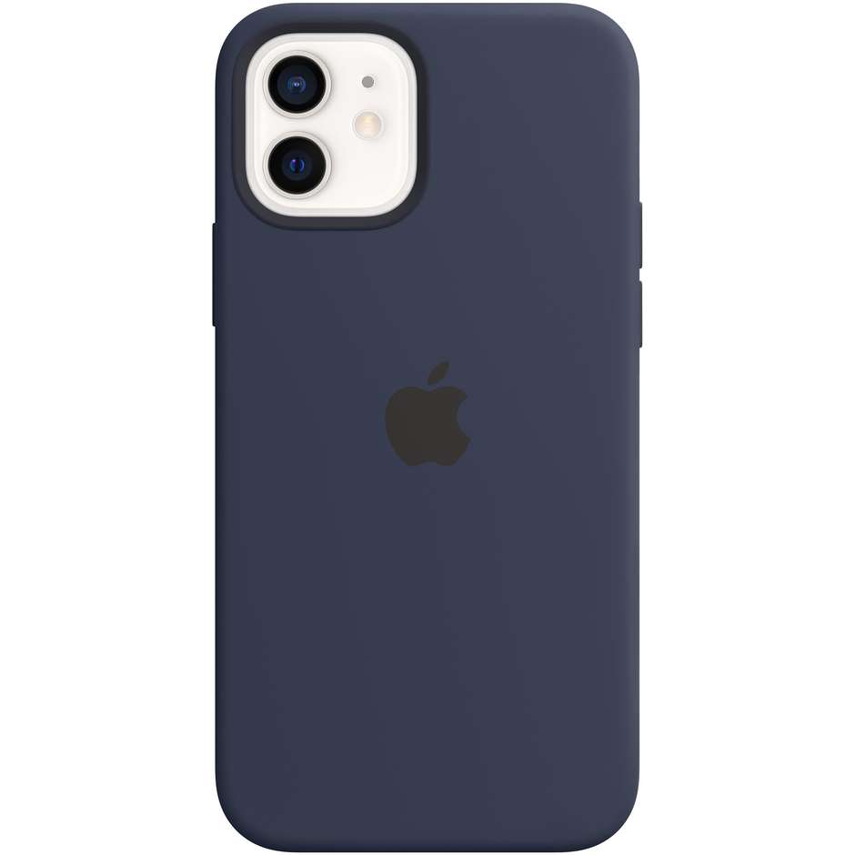 Apple MHL43ZM/A Custodia MagSafe in silicone per iPhone 12 | 12 Pro colore Deep navy